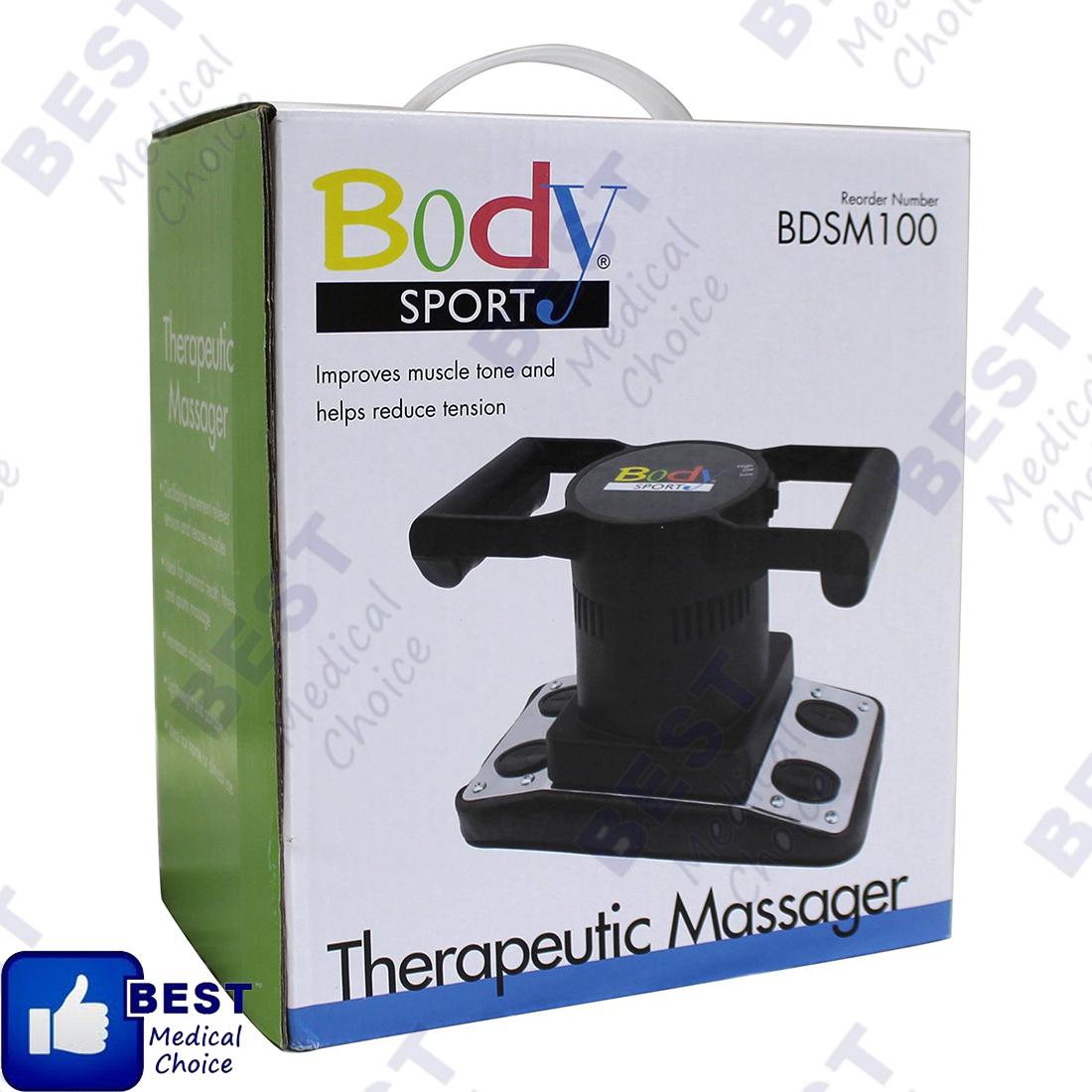 BODY SPORT THERAPEUTIC PROFESSIONAL FULL BODY MASSAGER, VARIABLE SPEED  BDSM200,