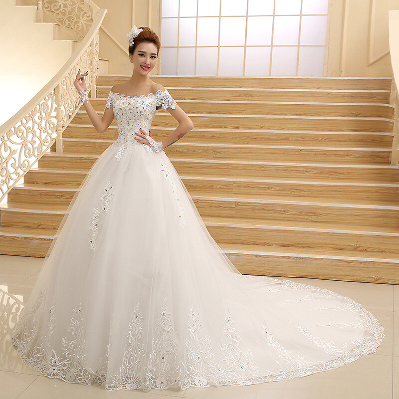 sweetheart lace dress Mermaid Sweetheart Lace Wedding Dress Bridal Gown, MW744 main image 1