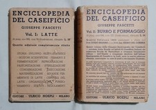 Giuseppe Fascetti - Enciclopedia del Caseificio Volume I e II Hoepli 1929/1935