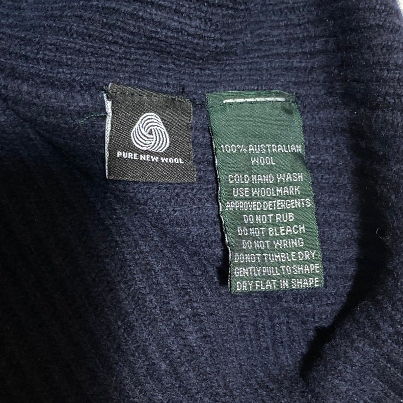 Rodd & Gunn Wool Shawl Collar Cardigan Sweater Men's Large Academia Old Money