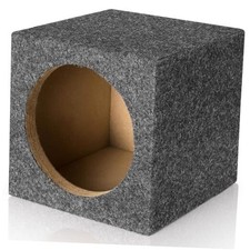 Single 8" Universal Fit Ported Subwoofer Enclosure, Ported Subwoofer Box 8 Inch