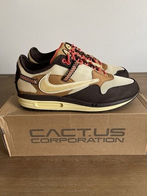 Size 13 - Nike Air Max 1 x Travis Scott Low Baroque Brown