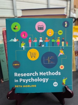 その他 Research Methods in Psychology 4E Research Methods İn Psychology 4E Beth Morling 2021 Paperback | eBay