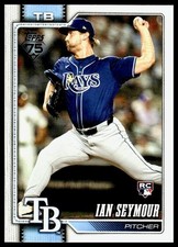 Ian Seymour 2026 Topps #165 RC Tampa Bay Rays Rookie