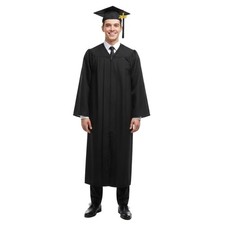 Matte Graduation Gown Cap Tassel Set 2026 Unisex Adult for High Schoo...