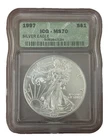 1997 American Silver Eagle IGC MS70