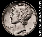 1943 Mercury Dime- Silver Choice Gem Brilliant Uncirculated Luster #i3677