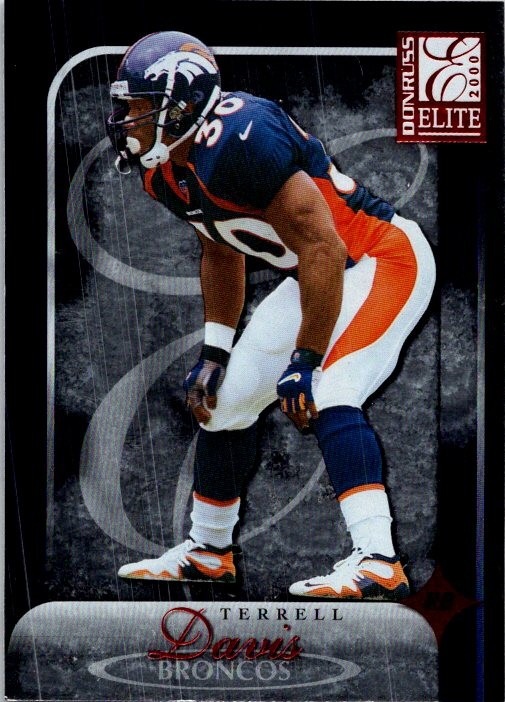 2000 Donruss Elite #39 Terrell Davis Football card 11NN