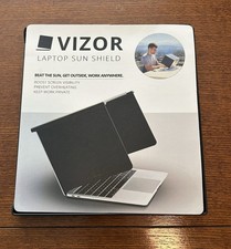 VIZOR Laptop Sun Shield - Adjustable, Portable, Universal Fit  See Description