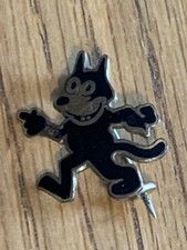 1920s Felix the cat Enamel Badge. Antique vintage. 