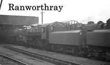 Orig Railway Negative Stoke on Trent Sheds  Steam Loco Staffs  c1964 #3333