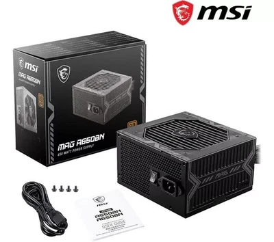 MSI MAG A650BN Power Supply 650W 80 Plus Bronze ATX PSU