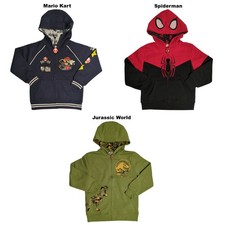 Licensed Character Boy's Full Zip Fleece Jacket with Character Zip Slider