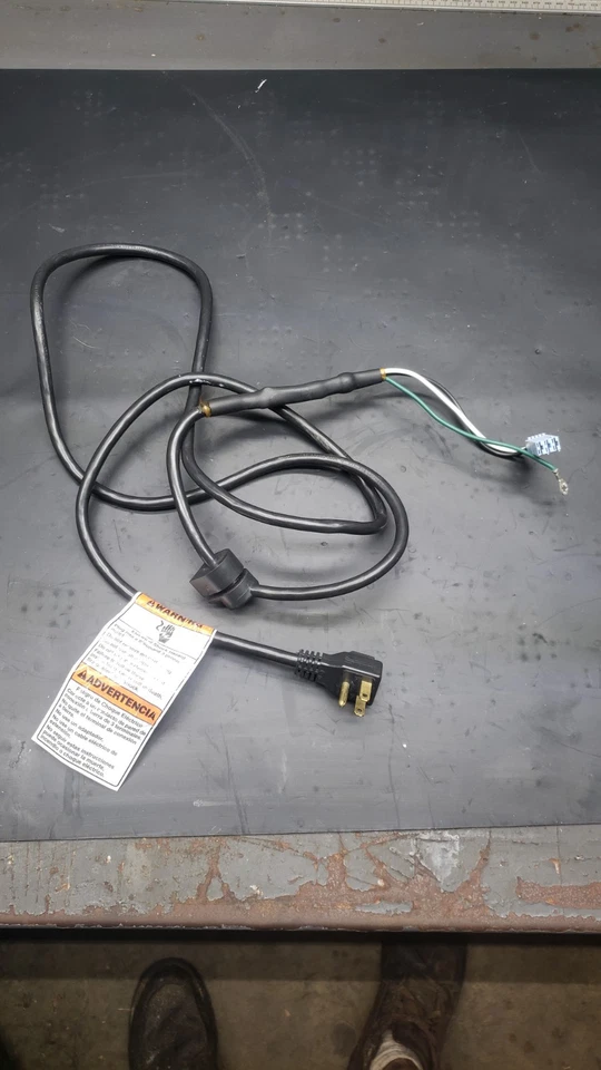 Genuine OEM Whirlpool W10435307R0G Washing Machine Power Cord Good Condition - Image 2 of 4