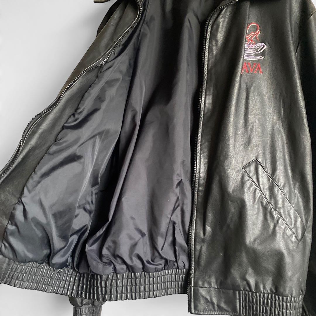 Sun Microsystems JAVA Leather Jacket 90s USA Made… - image 7