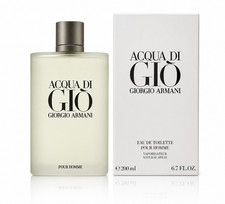 Giorgio Armani Acqua Di Gio Men EDT 6.7 Oz Original Fragrance Cologne Spray New