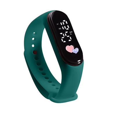 Digitale Armbanduhr Silikonarmband Herren Damen Mädchen Unisex Watch'