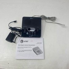 AT T 1740 Digital Answering System Black 60-Min Recording