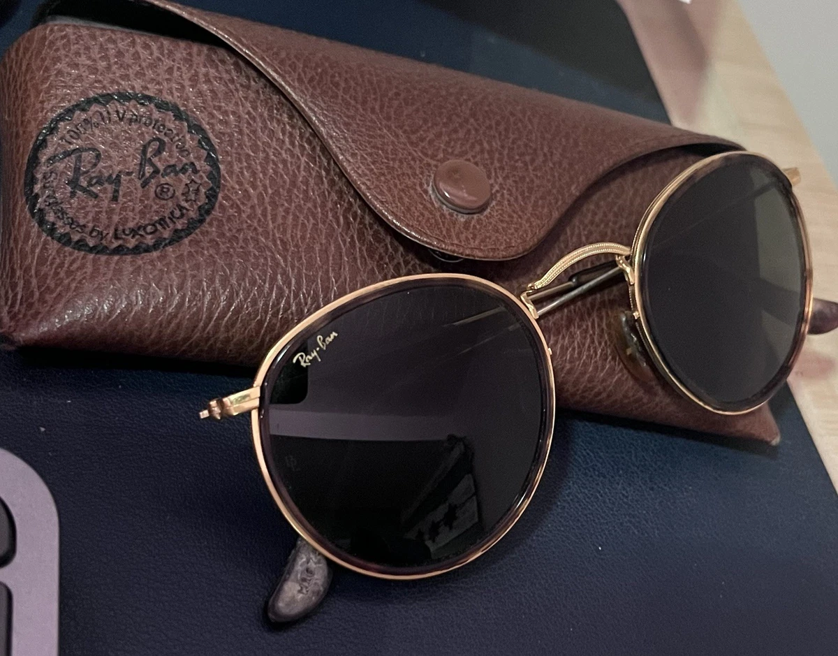 Ray-Ban Round Vintage Sunglasses for sale | eBay
