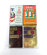 1950'S Hits Oldies But Goodies Back to the 50s Music Retro Cassette Lot of 4