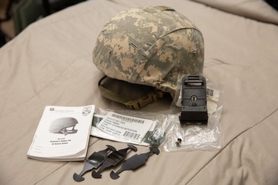 USGI SDS Warrior Helmet ACH Cut w/ Extras Early GWOT OIF OEF Medium