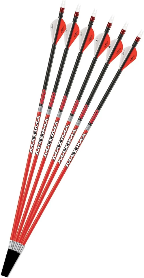 Carbon Express Maxima RED Fletched Arrows with 250, Multi-Color  - Image 2 of 4