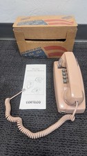 Cortelco 255413-VBA-20M Vintage Wall Phone - Beige - With Box and Manual