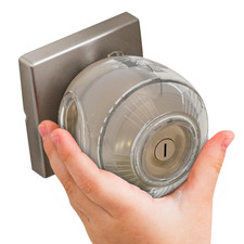 Child Safety Door Knob Cover 4 Pack Hard-To-Remove Dual-Lock Door Handle Cover