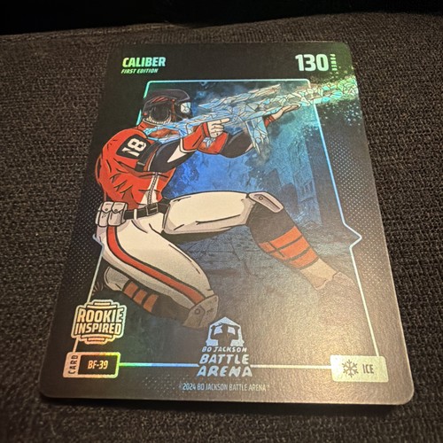 2024 Bo Jackson Battle Arena Caliber Ice Rookie Caleb Williams Foil