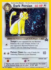 Dark Persian - 17 - Pokemon Wizards Black Star Promo Card Holo MP