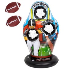 Inflatable Football Target Toss Game for Kids