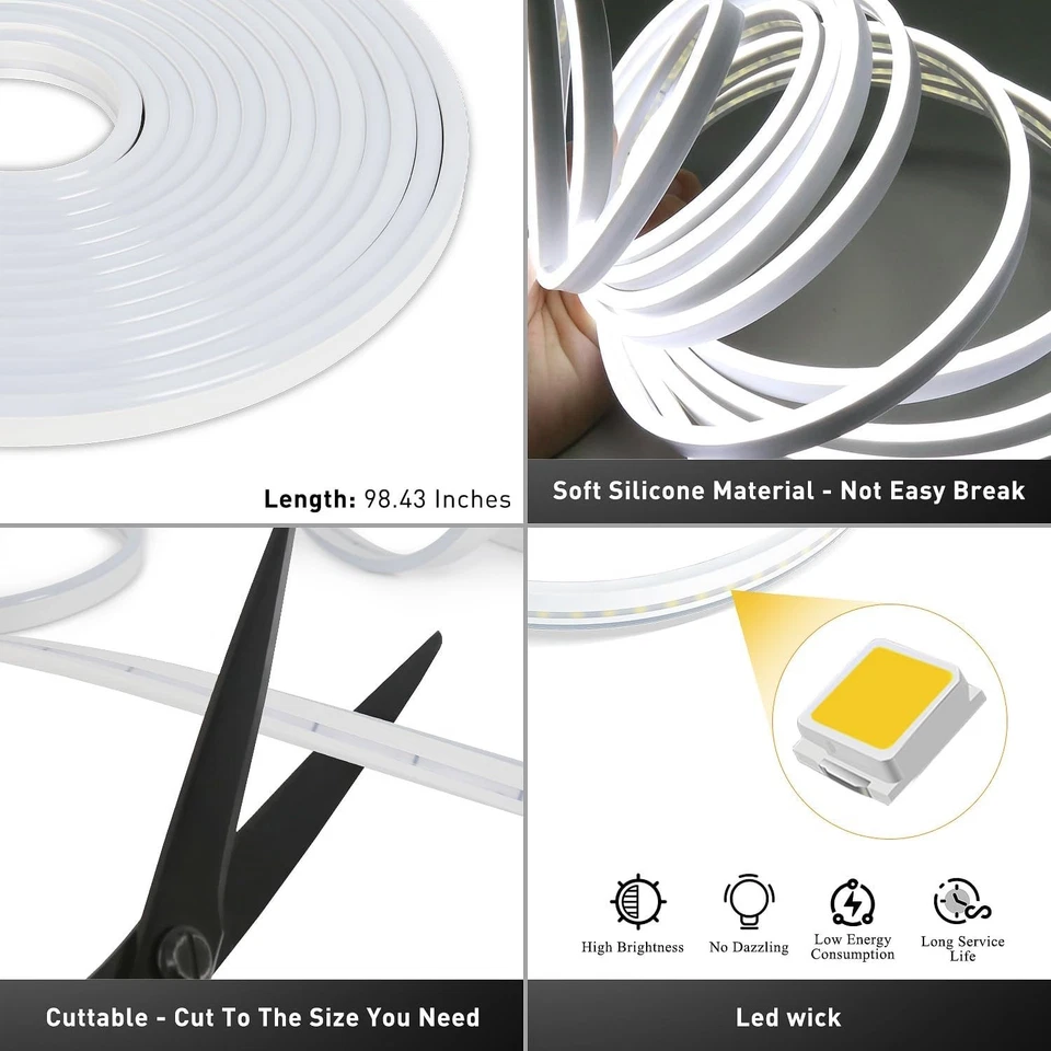 1PCS LED Light Strip For Tesla Model 3 Juniper 2021-2026 Front Trunk Accessories - Image 2 of 4