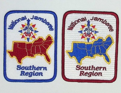 National Jamboree Southern Region BSA Patch Lot of 2