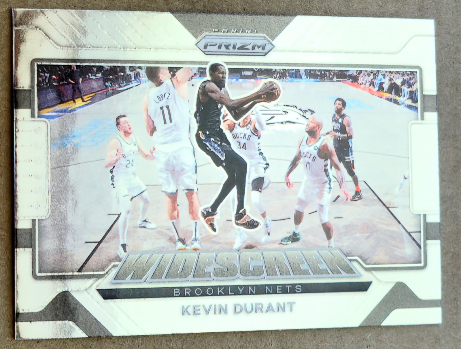 2021-22 Panini Prizm Widescreen Kevin Durant #5 Brooklyn Nets
