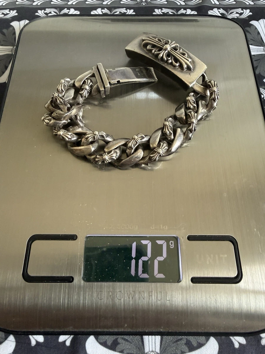 Chrome hearts floral fancy link bracelet