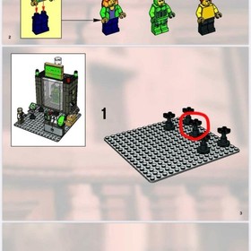 LEGO 4851 Spider-Man and Green Goblin The origins Missing Parts w/Box Used