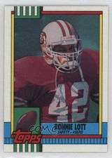 1990 Topps With Disclaimer Ronnie Lott #9 HOF 17qs