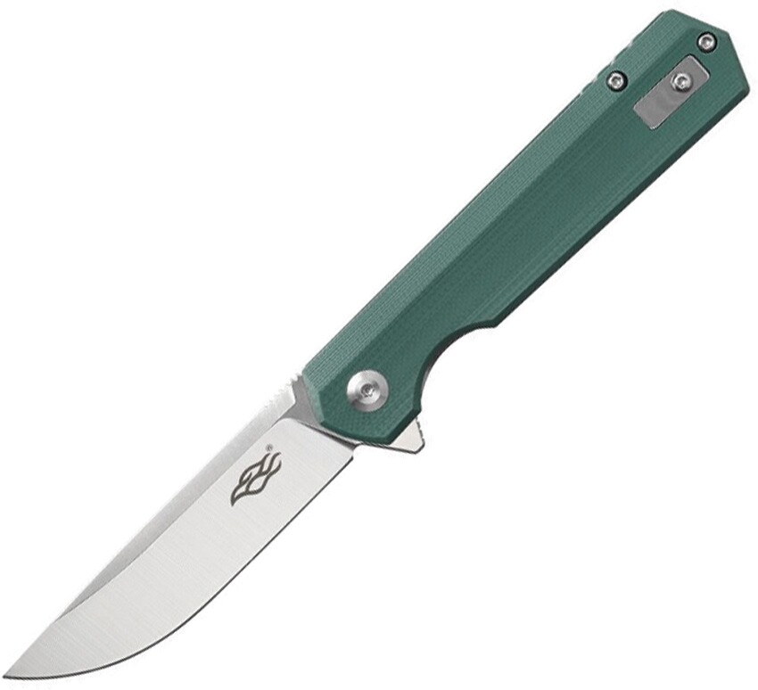 Ganzo Knives Firebird Folding Knife 3" D2 Tool Steel Blade Green G10