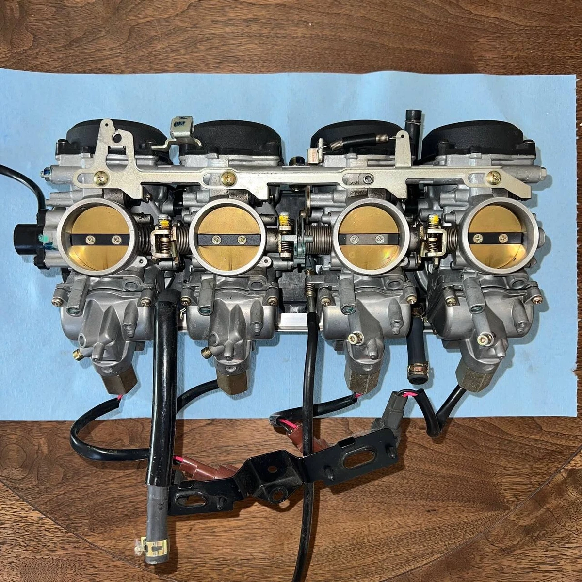 2003 02 03 Kawasaki ZX9R ZX900 OEM Carburetors Carbs Intake