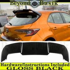 For 2019-22 2023 2024 2026 Toyota Corolla Hatchback GLOSS BLACK OE Style Spoiler