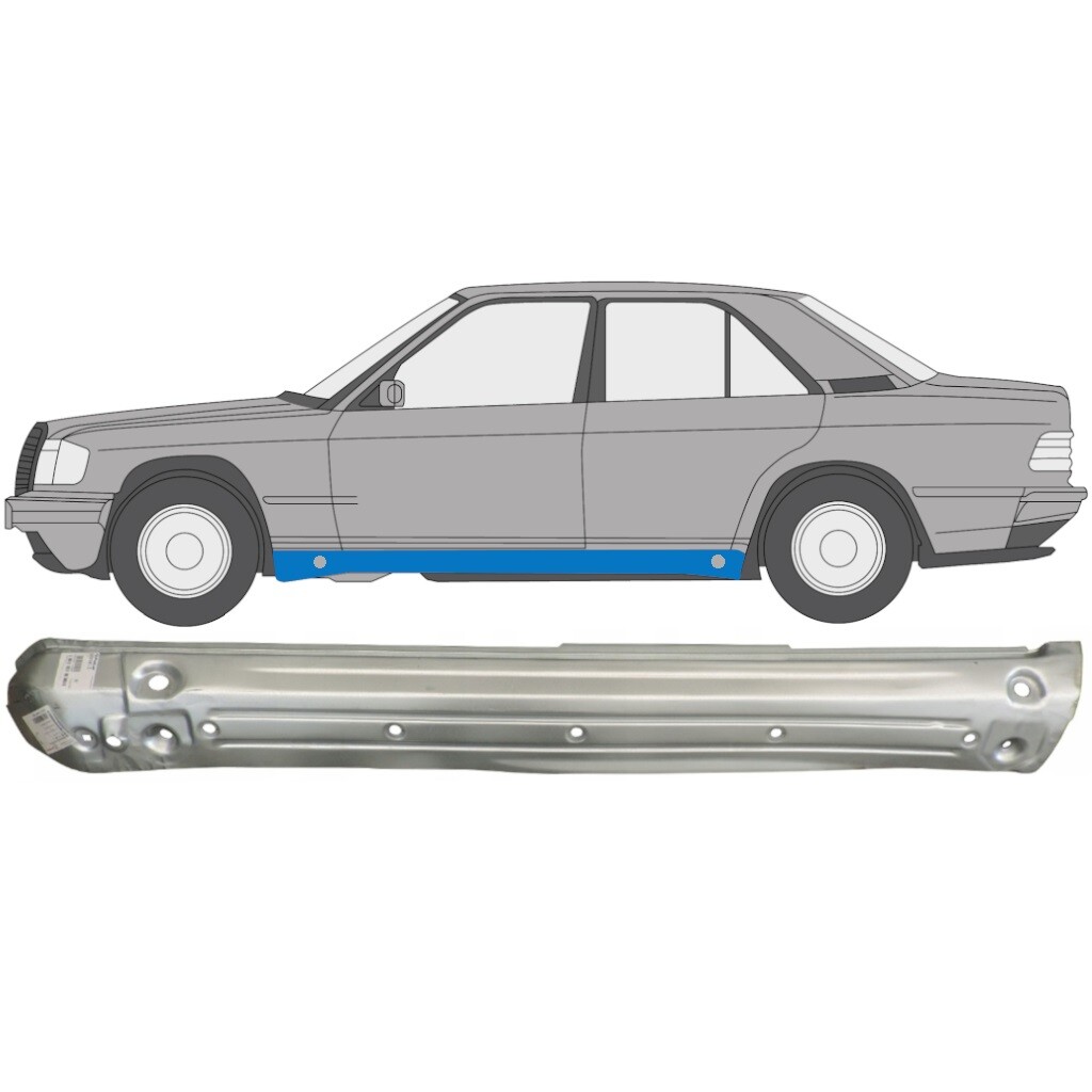 MERCEDES 190 W201 1982-1993 FULL SILL REPAIR PANEL ROCKER PANEL / LEFT LH