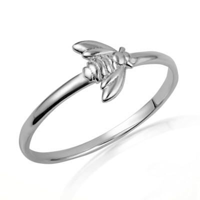 .925 Sterling Silber Glühwürmchen Insekten Ring