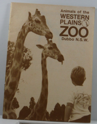 Animals of the Western Plains Zoo Dubbo N.S.W. 1985 rare booklet paperback Guide - Afbeelding 1 van 8