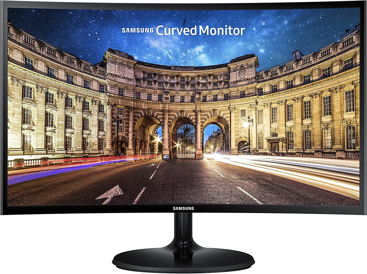 Samsung 24" FHD Curved LED Monitor Eye Saver Flicker Free Game Mode