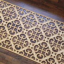 Decorative Georgian Decor Screen Radiator Cabinet Panel Many sizes 3mm 6mm 0140