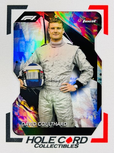 DAVID COULTHARD 2024 Topps Finest Formula 1 F1 #177 Uncommon 46/75 Die-Cut