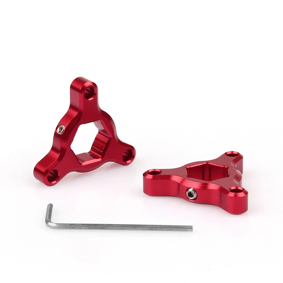 Fork Preload Adjusters For Kawasaki Z 750 YZF R1 GSXR 1000 14mm Red UE - Image 2 of 3