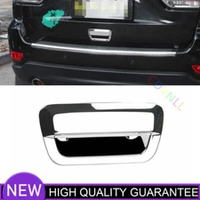 For Jeep Grand Cherokee 14-20 Silver Chrome Tailgate Door Handle Bowl Decor Trim