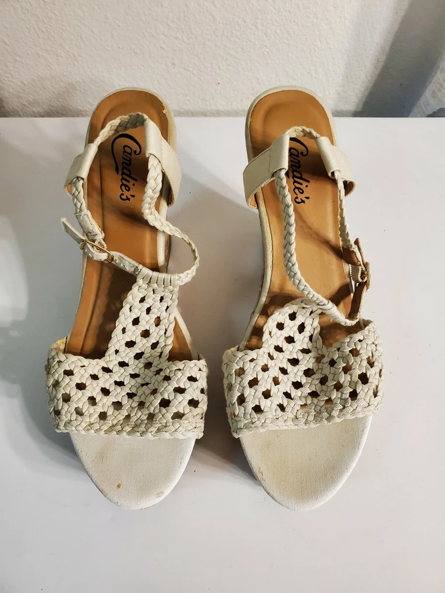 Woven deals white sandals