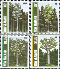 Timbres nouvelle-zélande 1989 Mi 1077-1080 (complète edition) oblitéré 1989 arbr